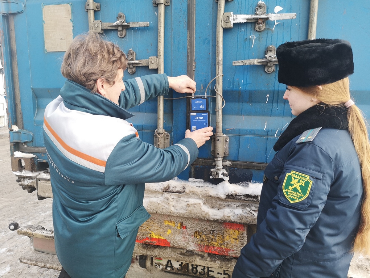 Belarusian Customs&GPS electronic lock JT701 Belarusian Customs