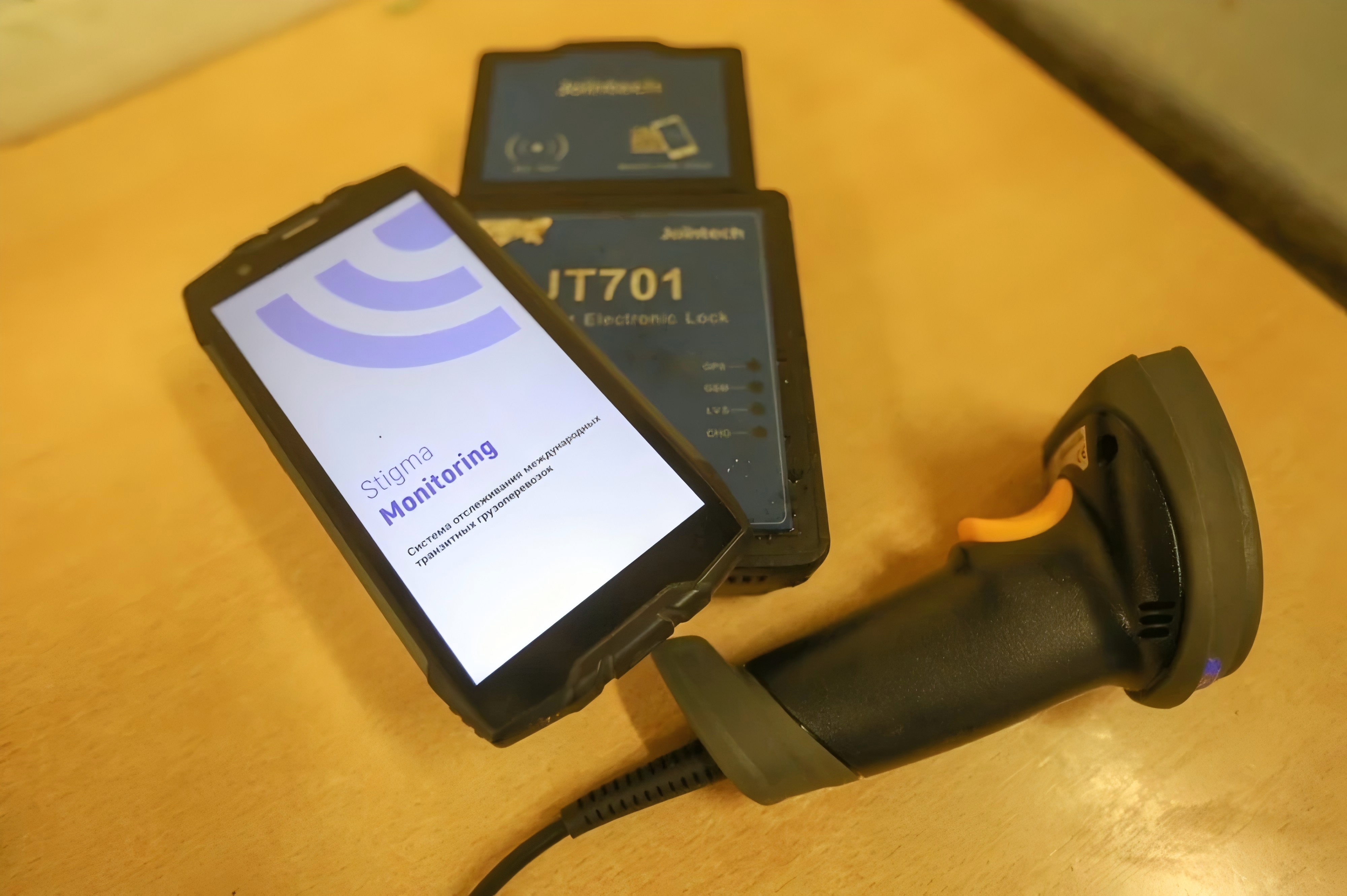 Jointech electronic cargo security technology used in EAEU customs transit monitoring