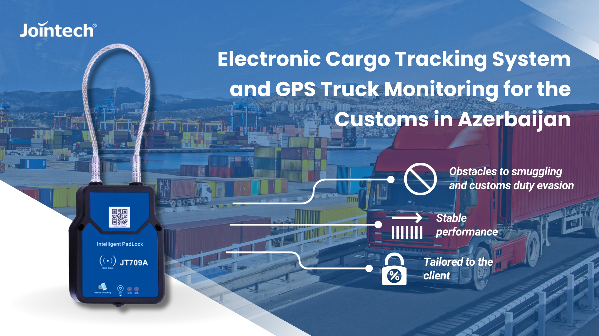Electronic Cargo Tracking System And GPS Truck Monitoring for The Customs in Azerbaijan